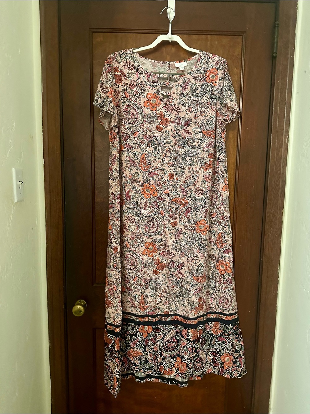 J. Jill Floral Print Maxi Dress Size L - Picture 2 of 5